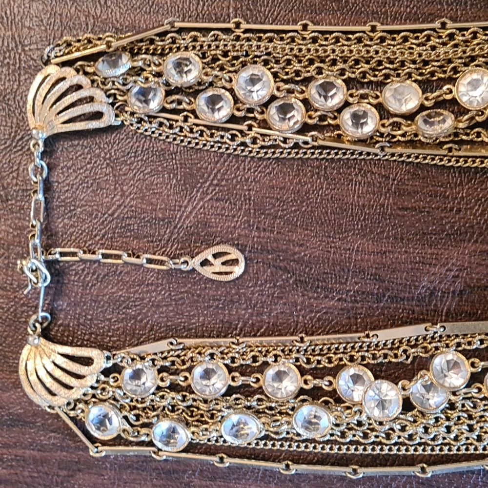 Vintage Kramer Necklace and Earrings - 1960's - Picture 2 of 4